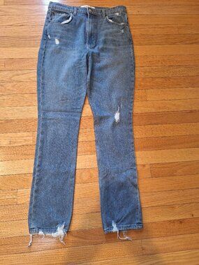 Reformation Hepburn High & Skinny Distressed Jeans - 30 - EUC